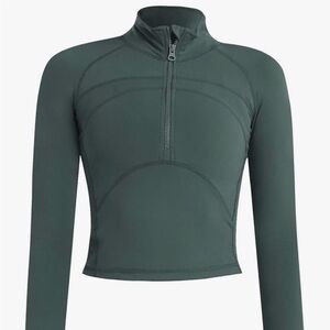 Amazon Women's Green Zip-Up Jacket